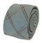 mint pale pastel green tweed check  wool tie